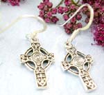 Gift jewelry plain sterling silver earring wholesale to public