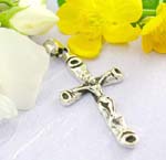 Jesus on cross design with 925 sterling silver pendant