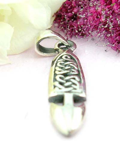 Body fuzzy jewelry online long arrow with celtic knot work design with sterling silver pendant  